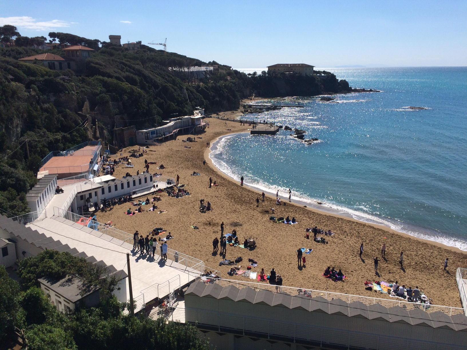la baia del Quercetano a Pasquetta (foto Falorni)