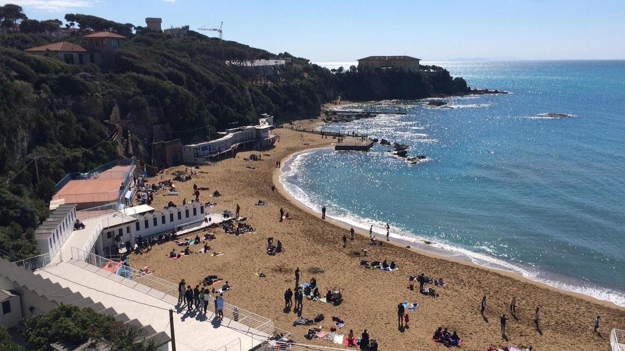 la baia del Quercetano a Pasquetta (foto Falorni)
