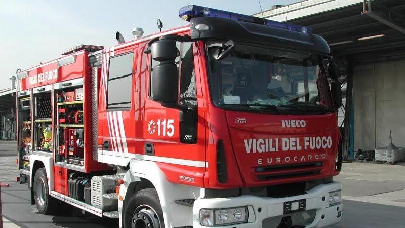 Un mezzo dei vigili del fuoco