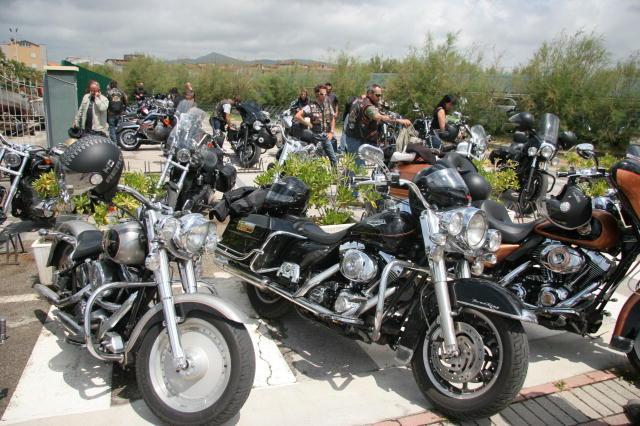 Un raduno di Harley Davidson (foto d'archivio)