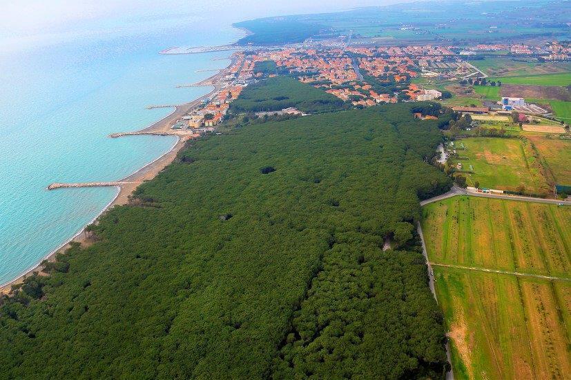 Una veduta della Riserva dei Tomboli di Marina di Cecina