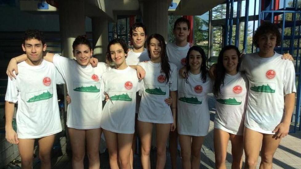 Ottimi tempi per i nuotatori agli Italiani di Riccione