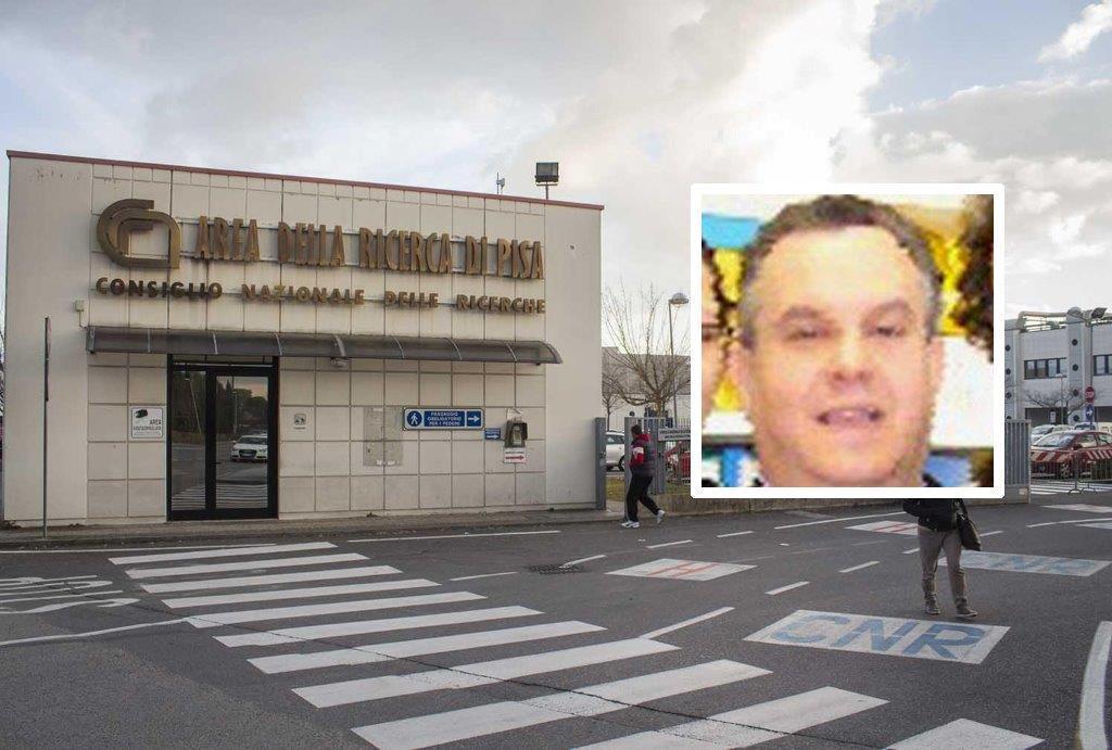 L'ingresso del Cnr e Marco Borbotti