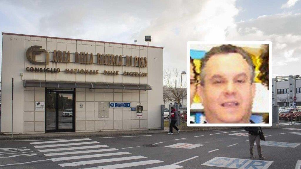 L'ingresso del Cnr e Marco Borbotti