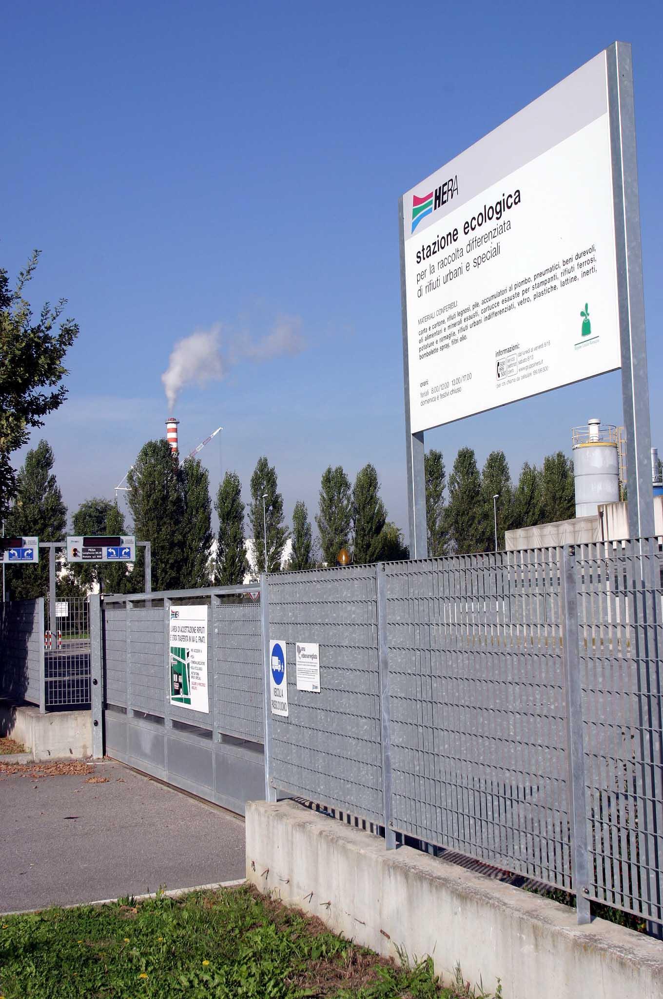 Una stazione ecologica di Hera