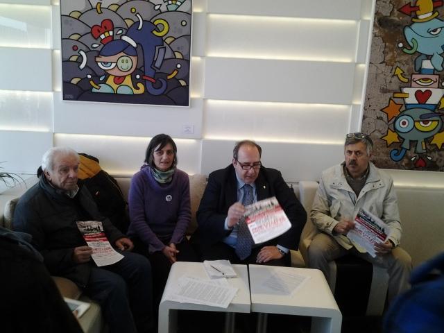 Da destra Franco Aspite, Paolo Paoli,  Rita Biancalani, Carlo Ricceri