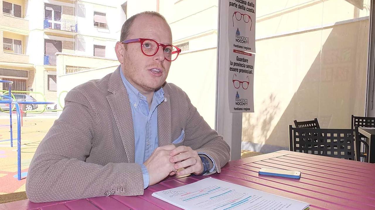 Il segretario provinciale del Pd, Francesco Nocchi