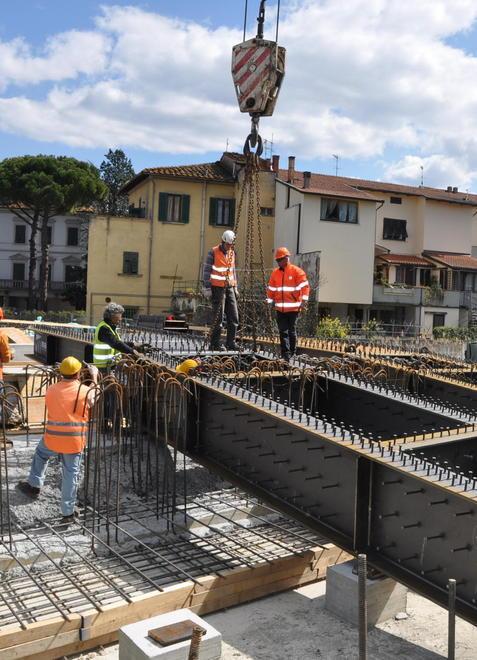 Ponte sull’Egola I lavori procedono a passo spedito 
