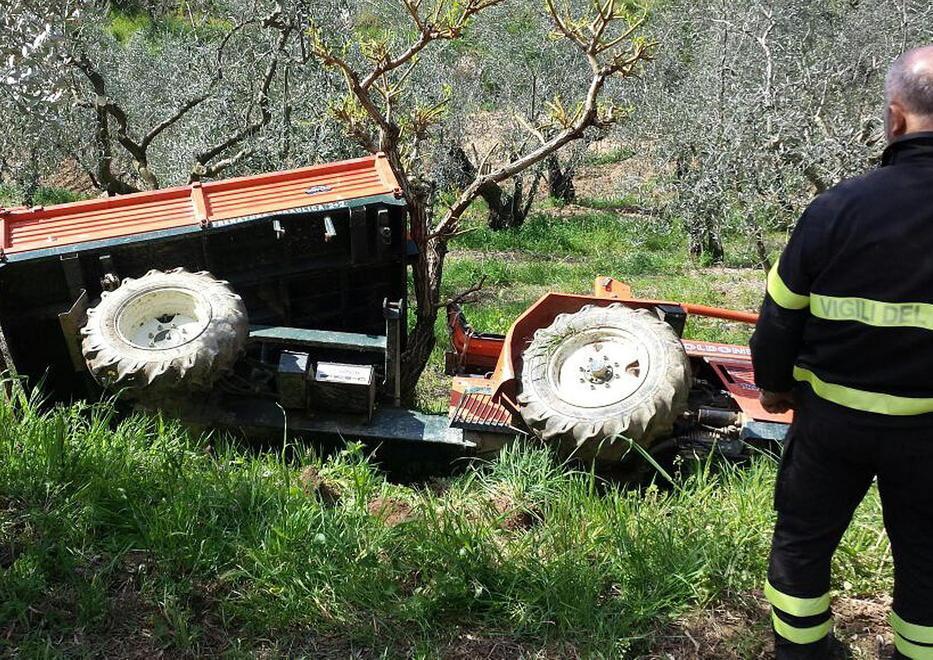 Muore sbalzato dal trattore 