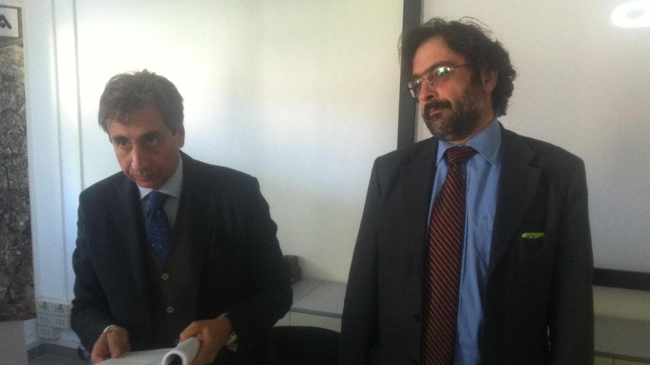 Il segretario generale dell'Authority Massimo Provinciali e il magistrato amministrativo Stefano Toschei