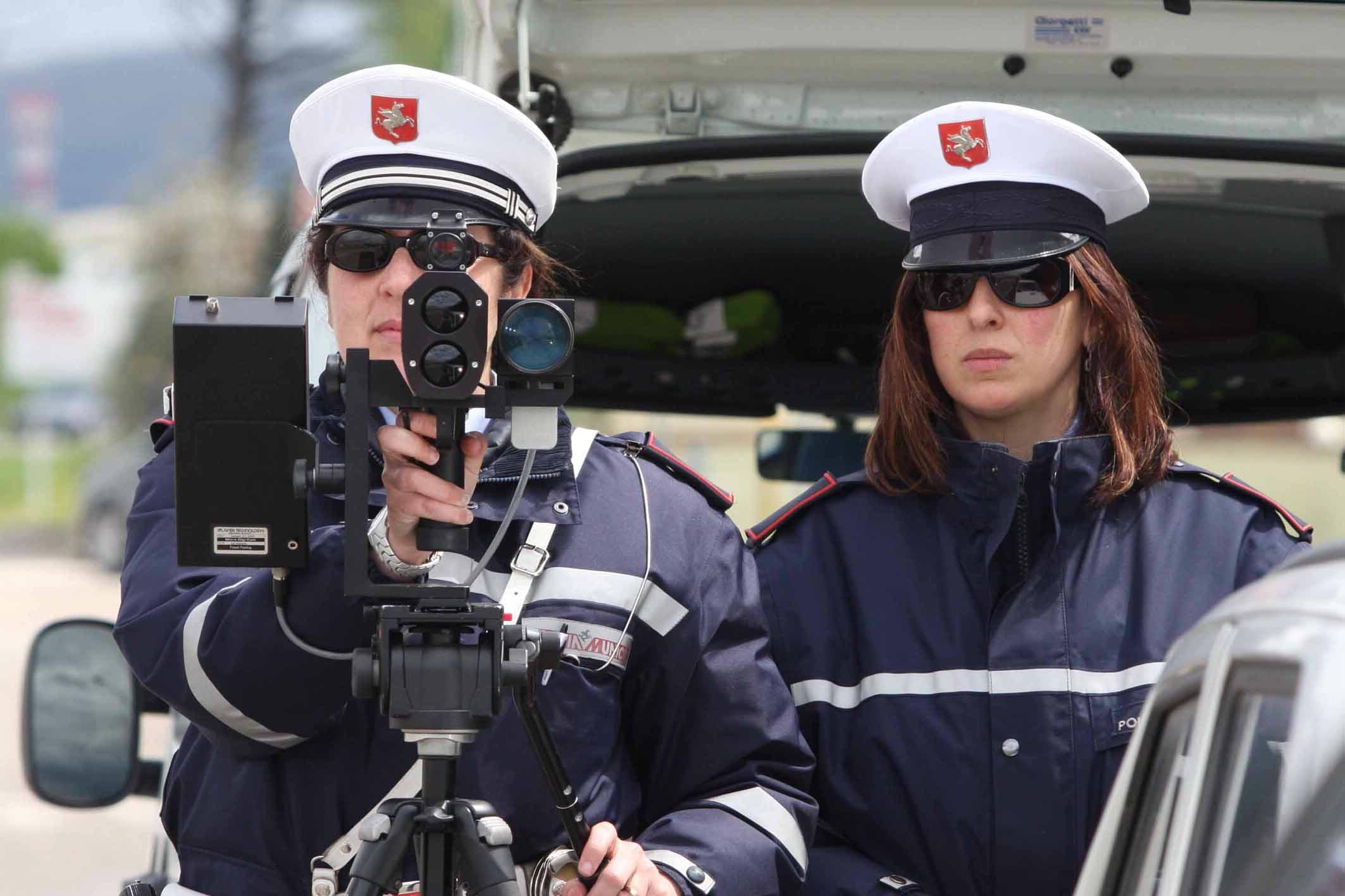 Un telelaser in azione (foto d'archivio)