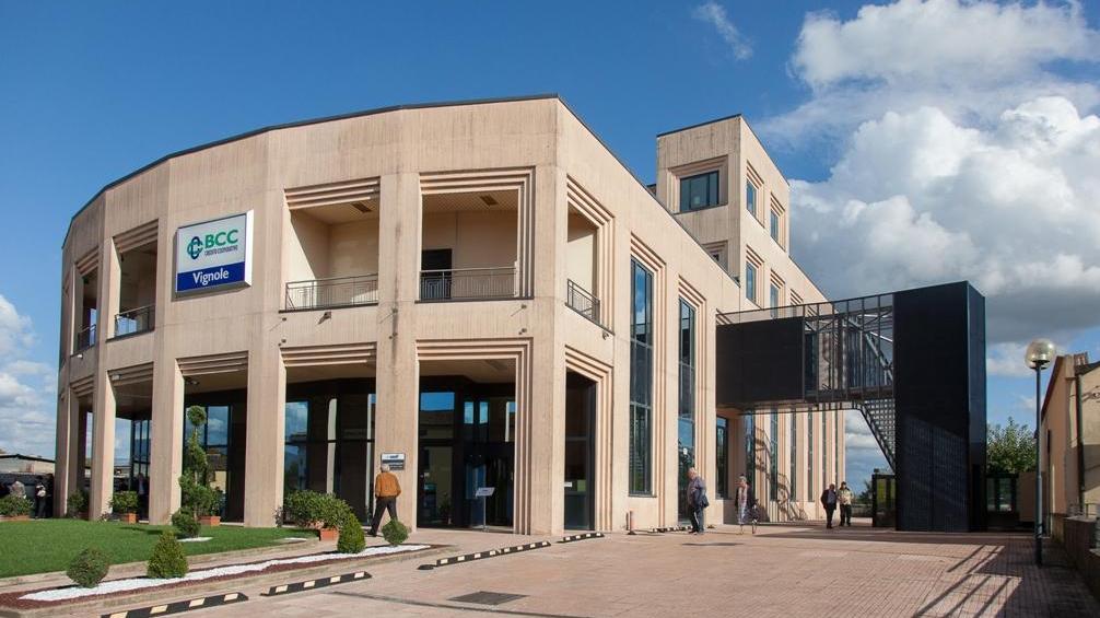 La sede della Bcc di Vignole e Montagna Pistoiese