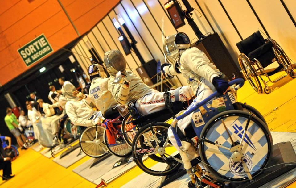 Scherma paralimpica, una gara di Coppa del Mondo