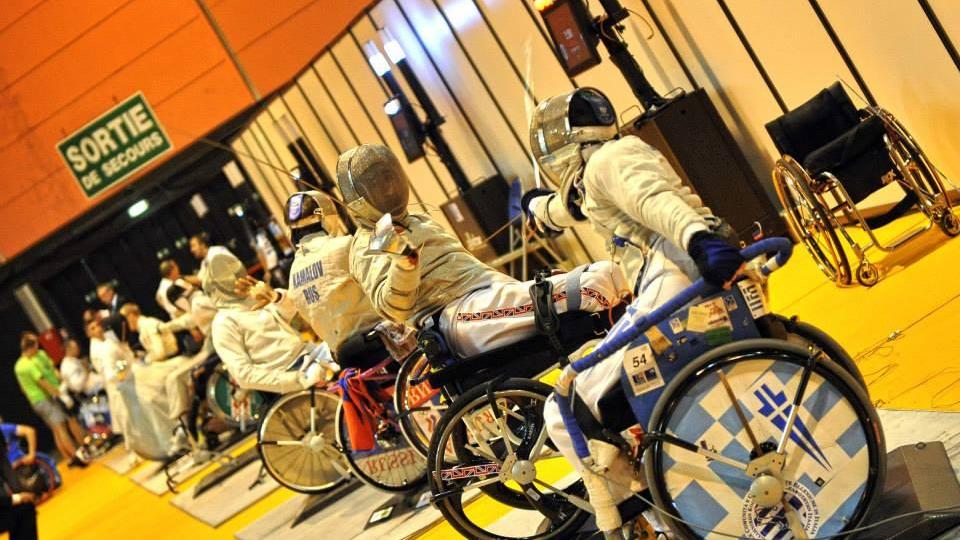Scherma paralimpica, una gara di Coppa del Mondo