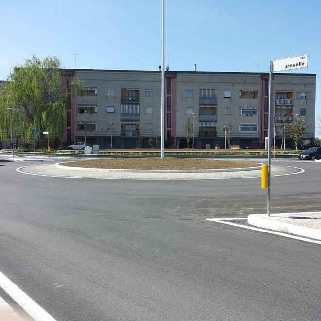 Ciclabile e rondò: è il nuovo Tiro a Segno