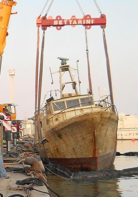 Affondò nel porto Nessun risarcimento per la nave Orestina 