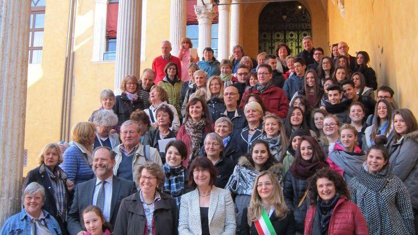 Una delegazione tedesca in visita a Ferrara