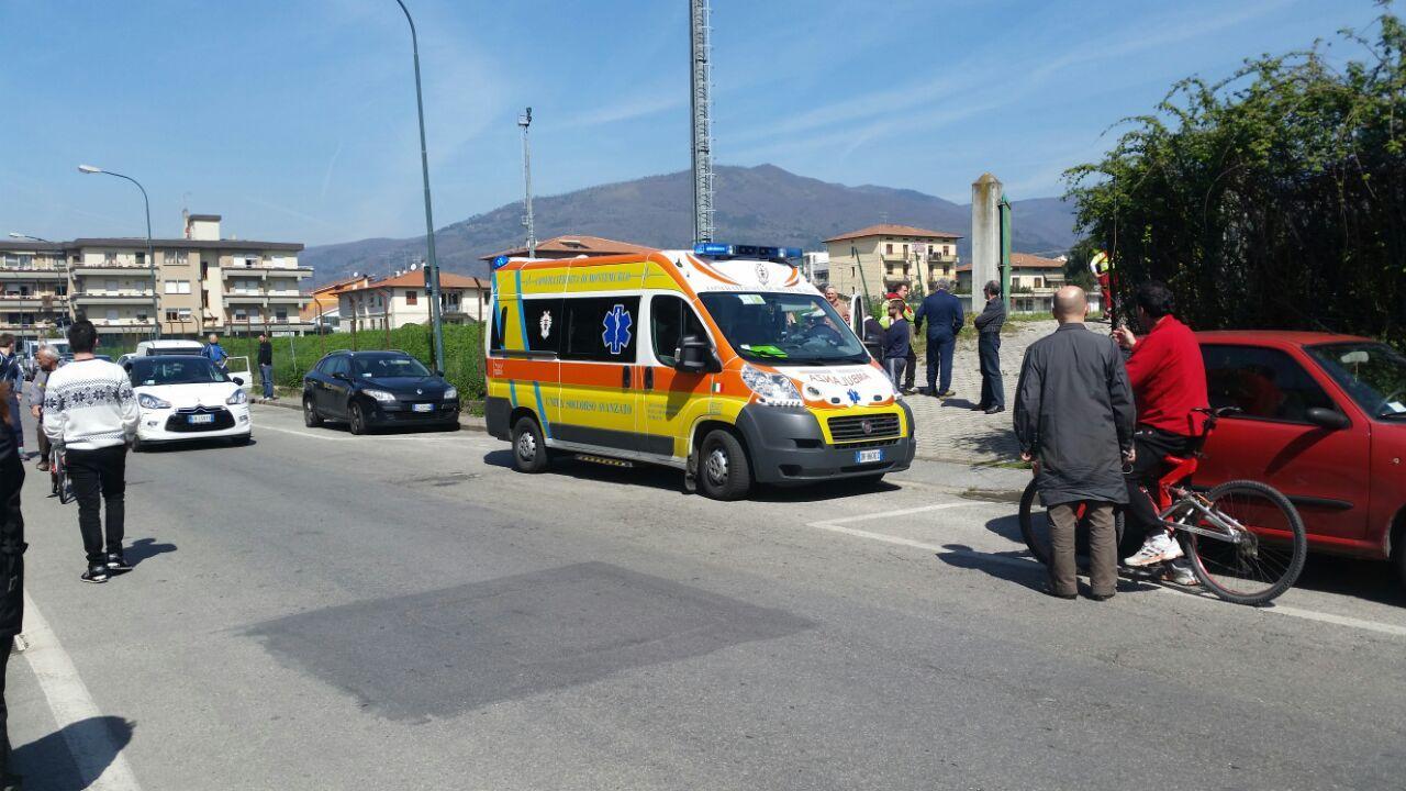 L'ex campo sportivo di Montemurlo dove è atterato l'elicottero