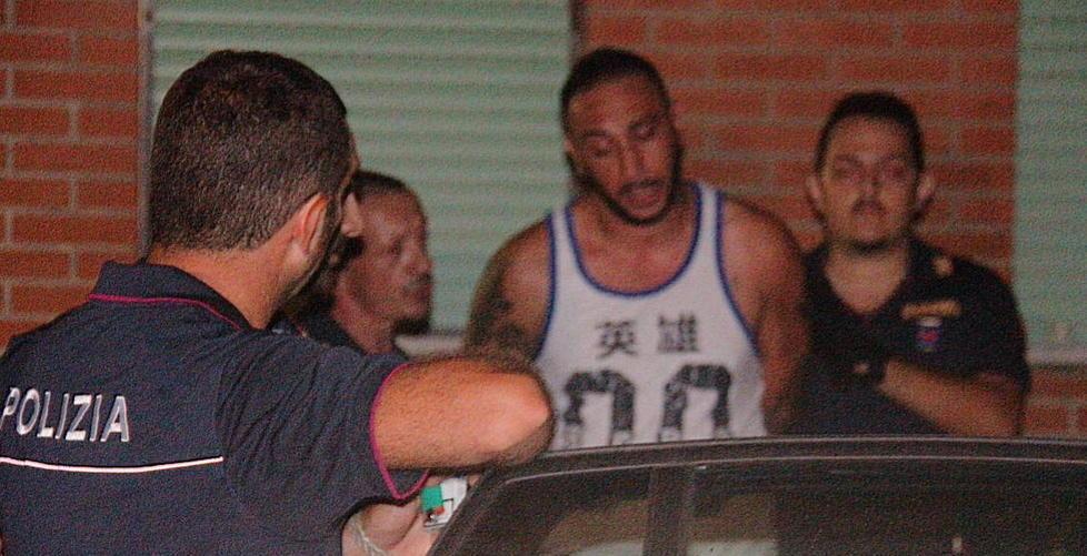 Mohcine Sadaoui, 33 anni, al momento dell'arresto