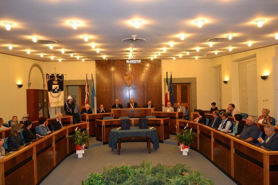 La sala consiliare di Fucecchio