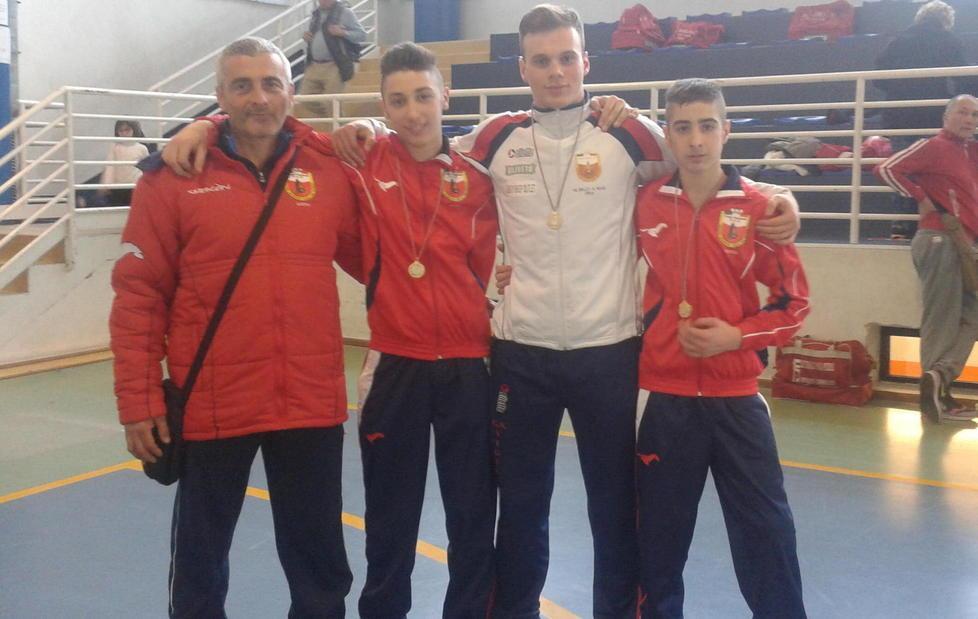 Lotta greco romana: arrivano tre ori 