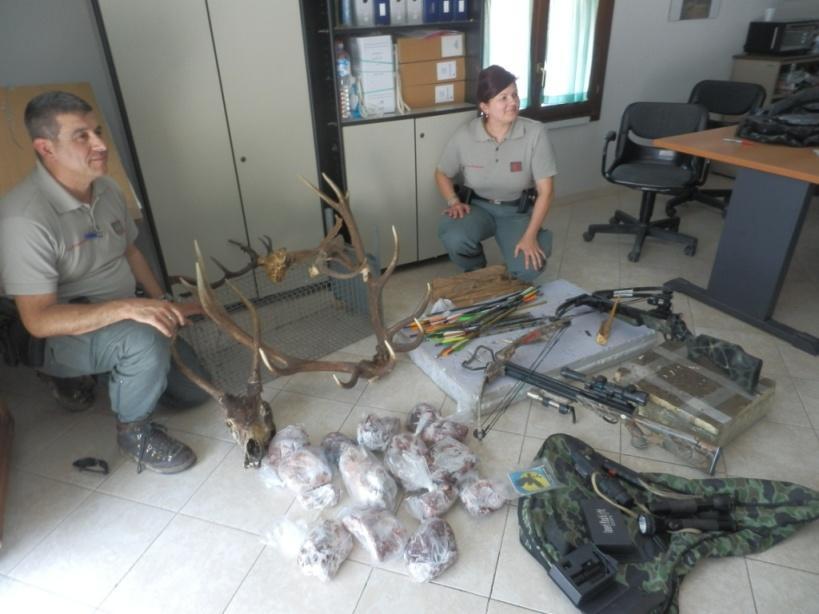 Un sequestro di armi e trappole operato dalla Polizia provinciale