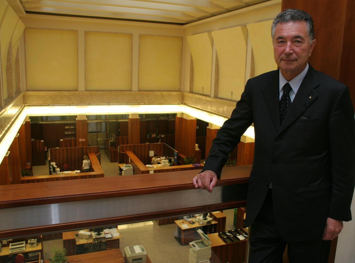 Gianni Zonin, presidente della Bpvi di Vicenza