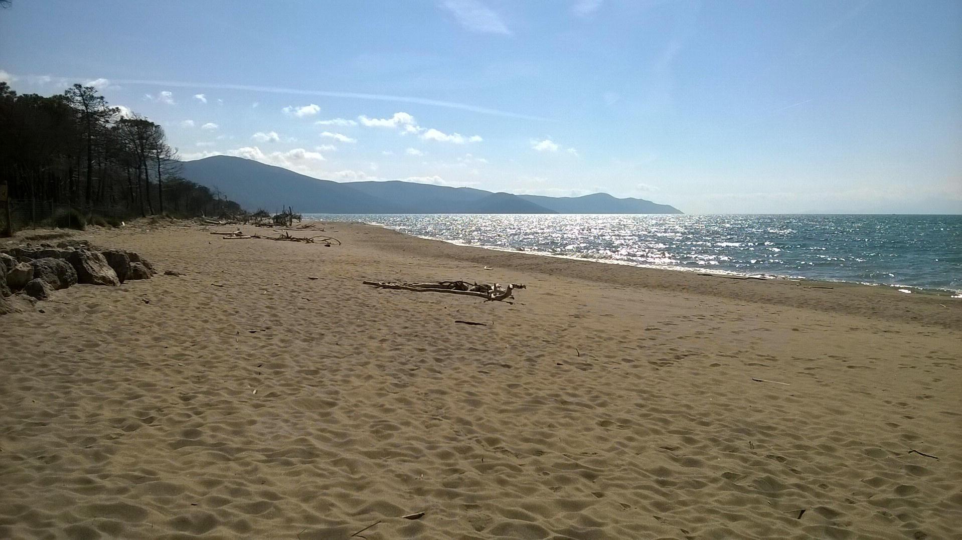 Il mare davanti al Parco della Maremma 