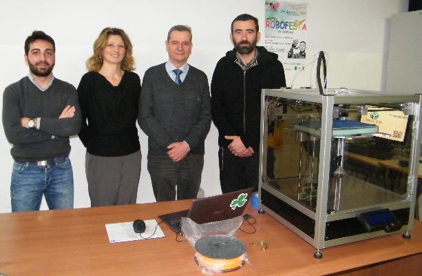 Stampanti 3D, laboratorio all'Ipsia Fascetti