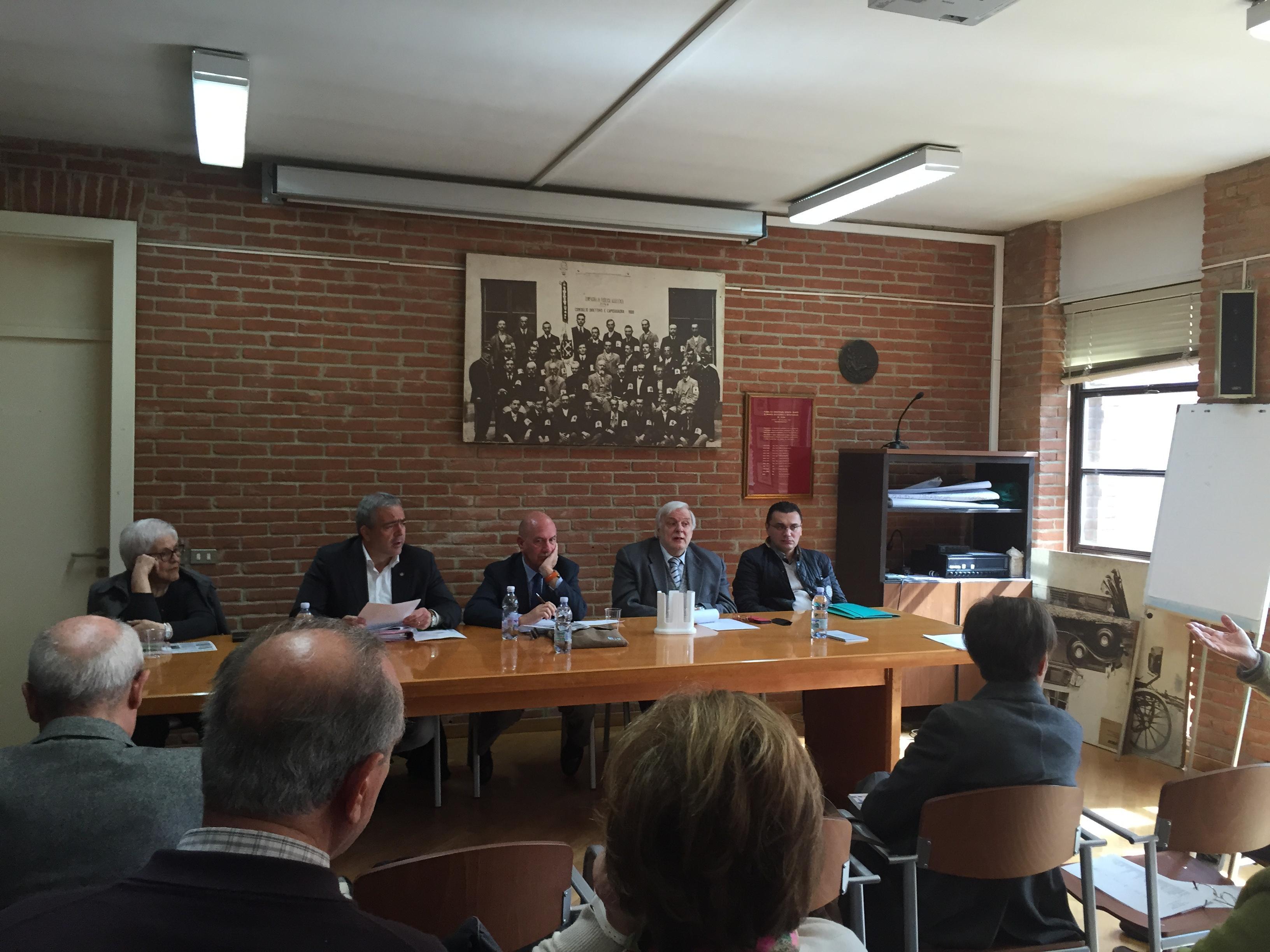 L'assemblea in cui è stata ufficializzata la riapertura del forno crematorio