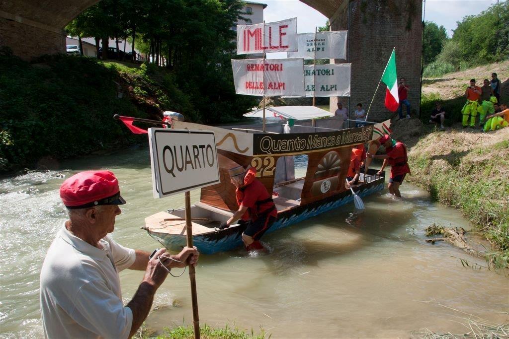 Un'imbarcazione durante il River Trophy 2014