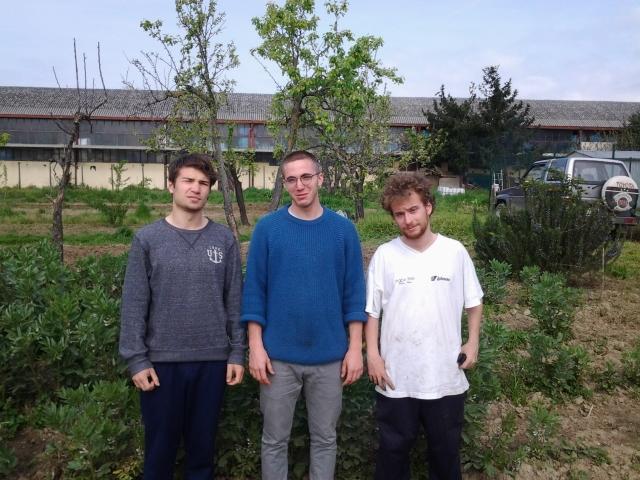 Da sinistra Pietro Battaglia, Niccolò  Fiaschi e Daniele Leonetti