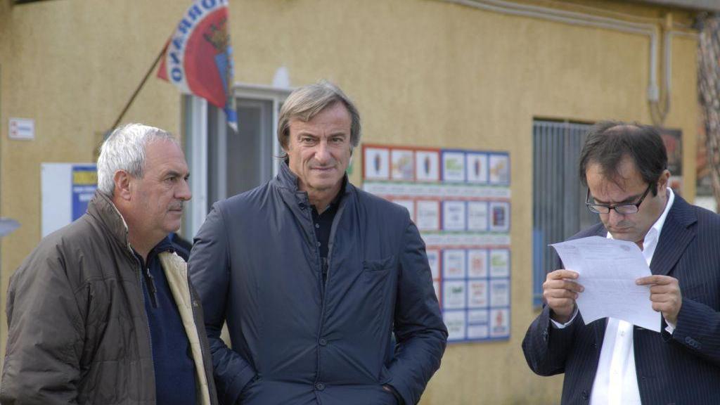 Da sinistra Balloni, Cacitti e Vetrini (foto Giancarlo Grassi)
