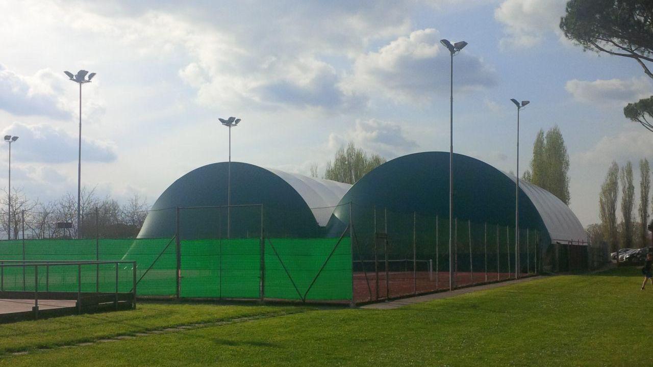 La zona sportiva dove sarà installata la nuova antenna
