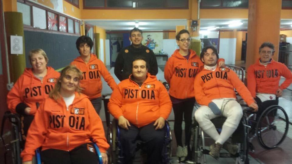 La squadra paralimpica della Chiti Scherma