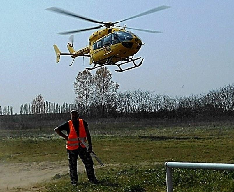 Cade sulla pista da cross e perde i sensi 