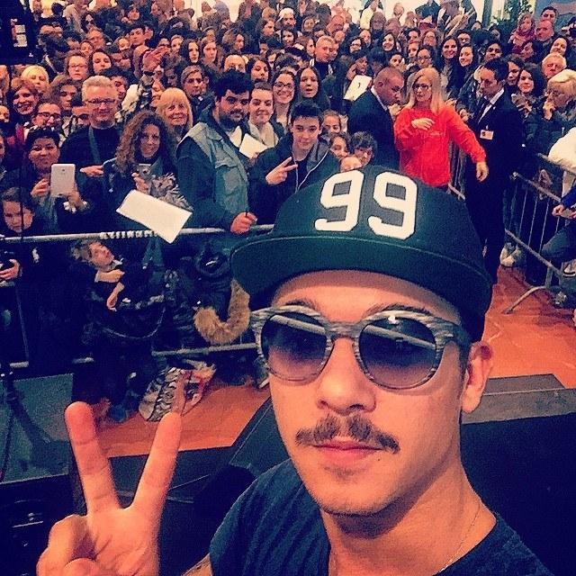 Il rapper Moreno (foto da Facebook)