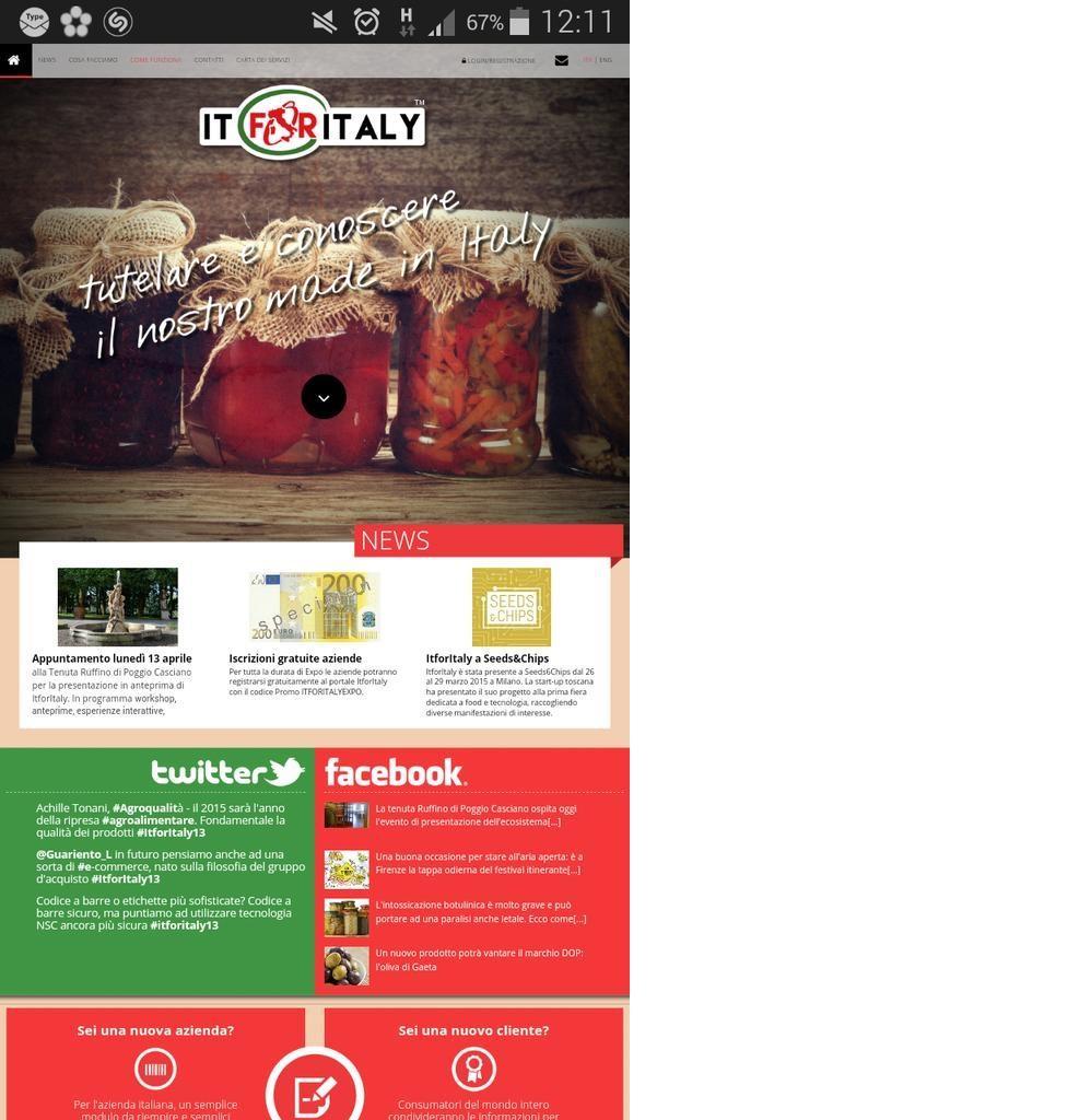 La campagna di ItforItaly