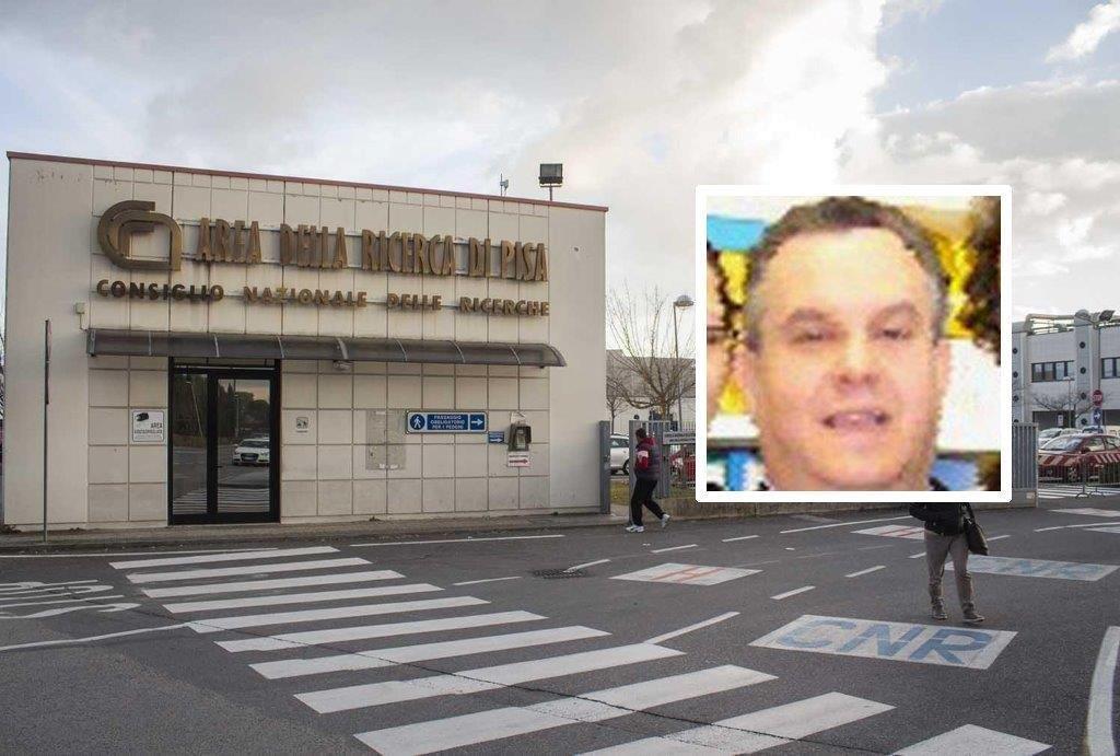 La sede pisana del Cnr e, nel riquadro, Marco Borbotti