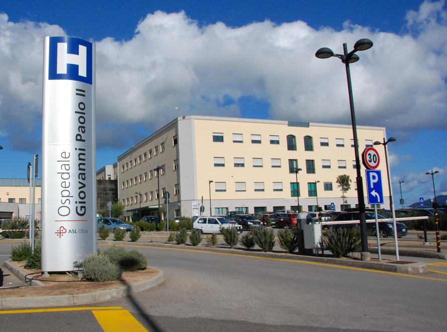 L'ospedale Giovanni Paolo II di Olbia