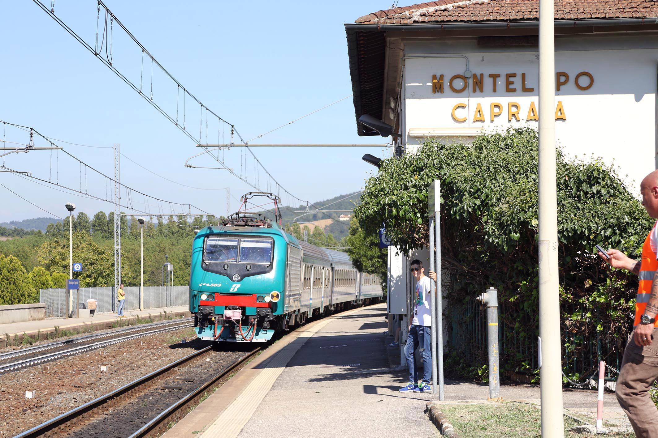 La stazione di Montelupo (Foto d'archivio)
