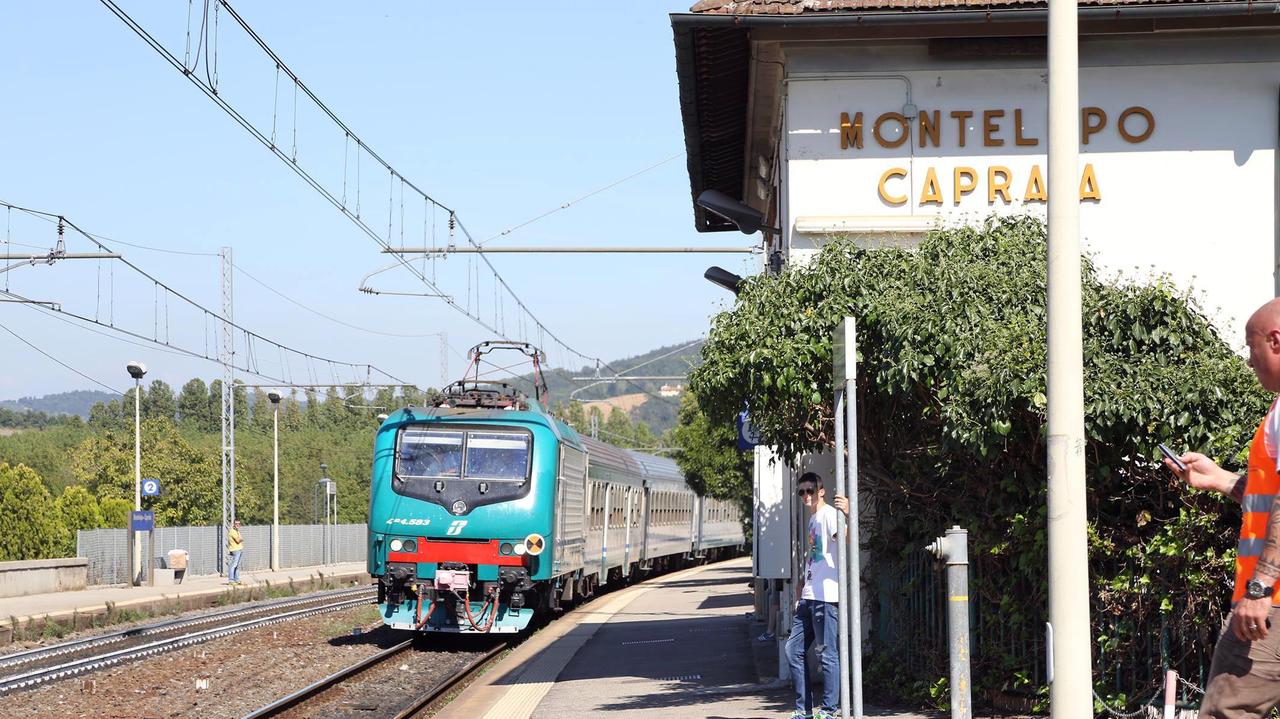 La stazione di Montelupo (Foto d'archivio)