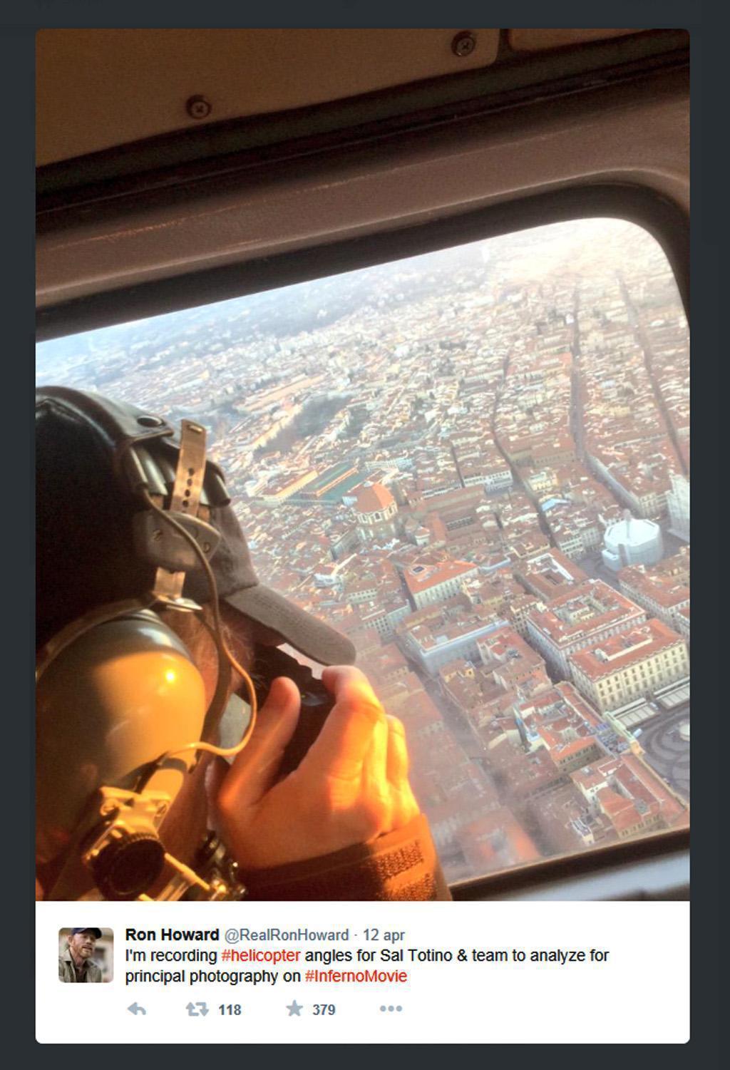 L'immagine postata da Howard su Twitter
