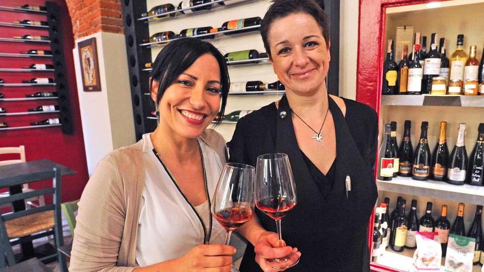 La passione del vino ha portato a Pistoia Chicca e Stefania