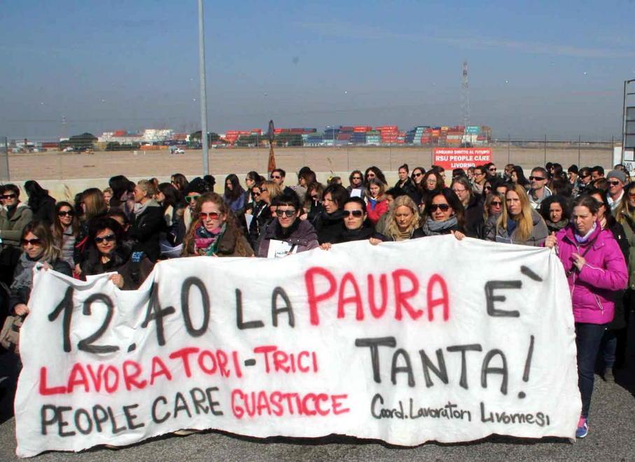 I 450 di People Care venerdì in sciopero