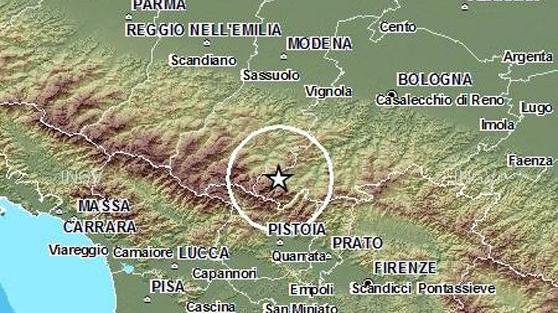 Altre scosse di terremoto sull'Appennino pistoiese