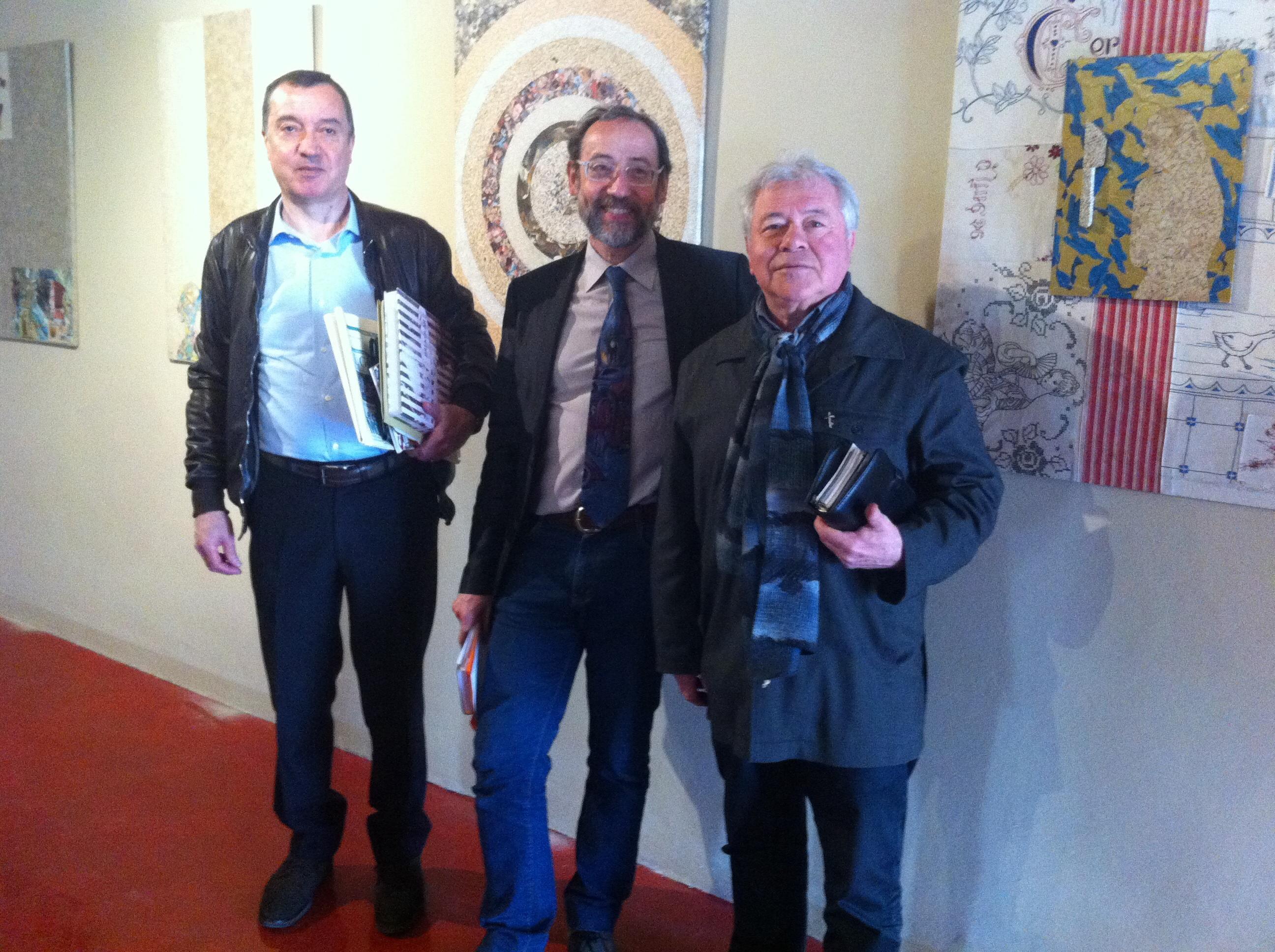 I curatori della mostra di Jiri Kolar
