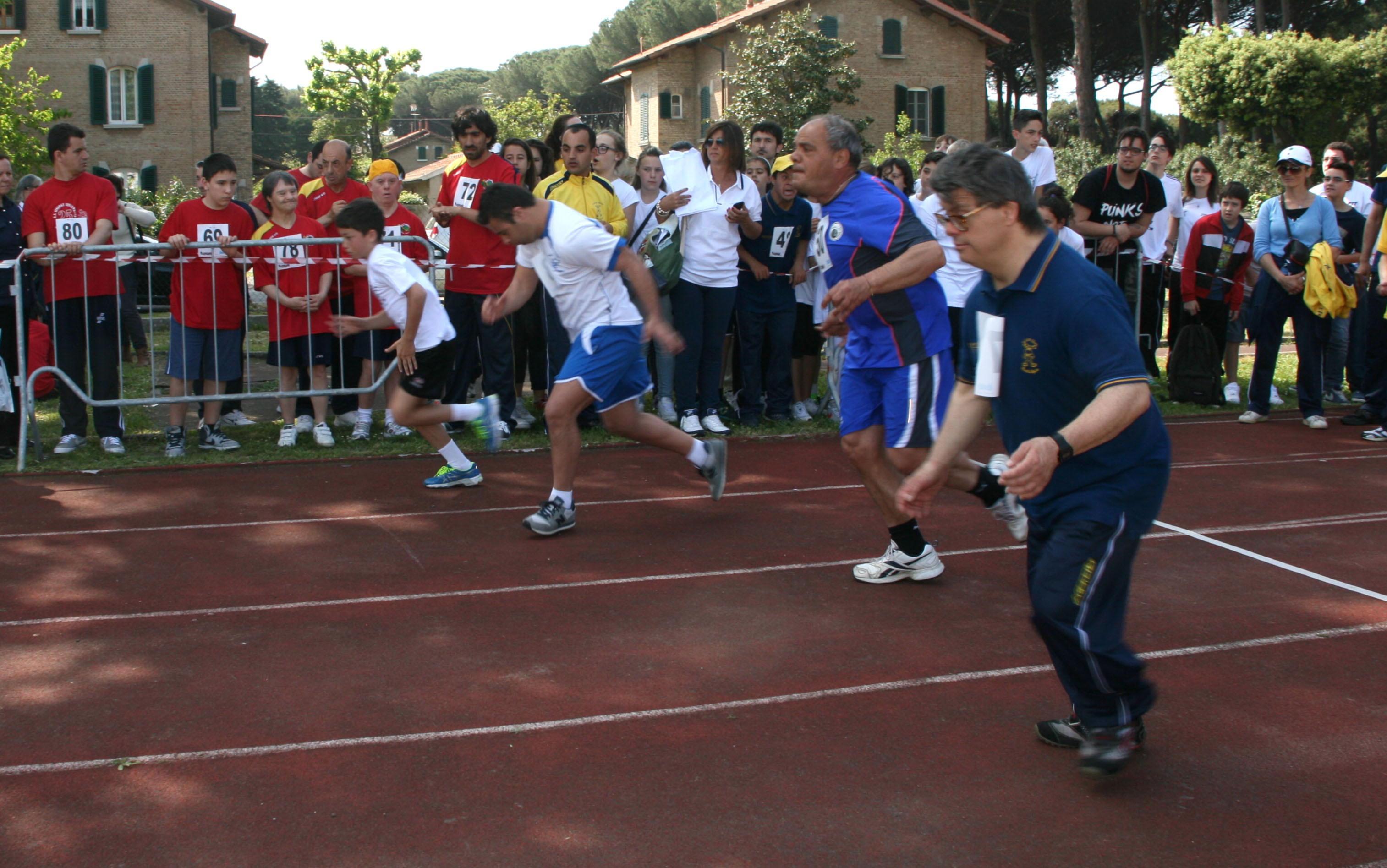 Una competizione delle Special Olimpycs