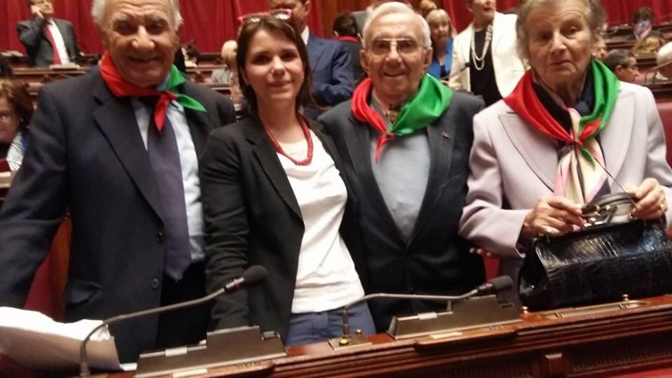 Partigiani modenesi alla Camera per il 70esimo della liberazione