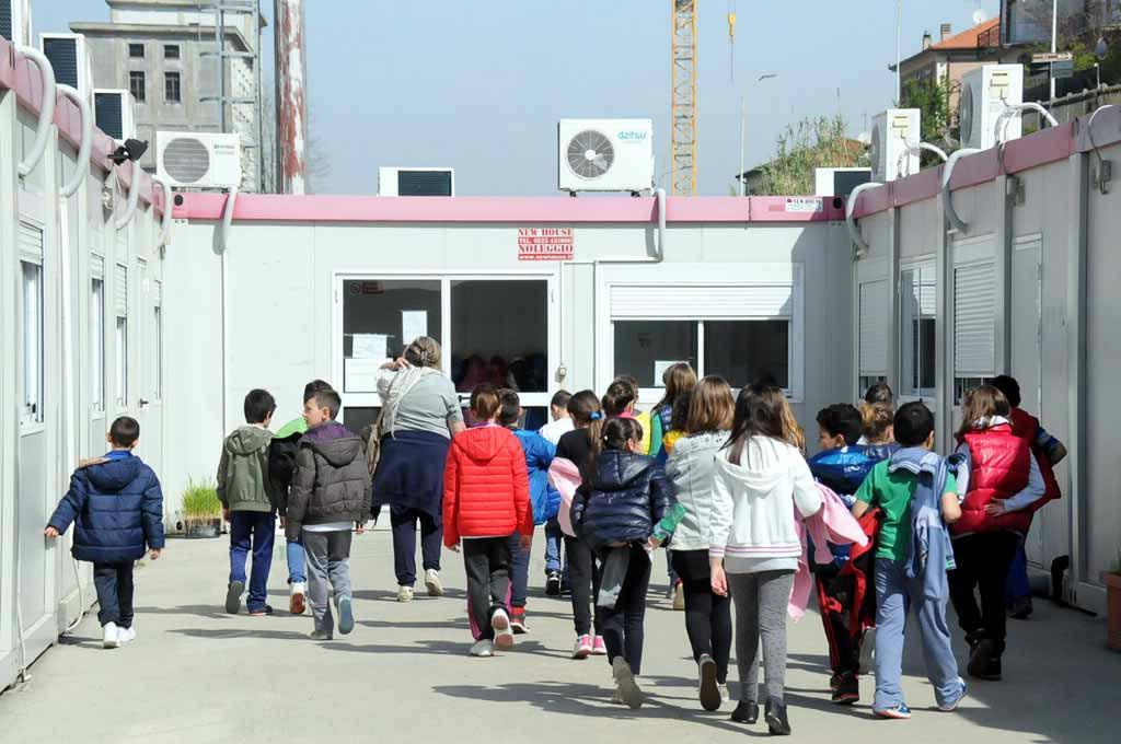 La scuola-container di Aulla